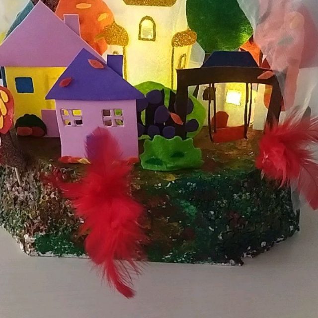 🙏Тема  урока:"Покров" ( история, разновидности икон, традиции связанные с этим праздником...)

👉По теме праздника наши дети  соорудили вот такой светильник.